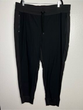 Athleta Headlands Hybrid Trek Jogger Black Size 22